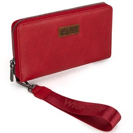 Wrangler Womens Wallet Wristlet Long Purse Designer Clutch Large Capacity Credit Card Holder for Women