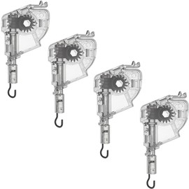 4pcs Wand Tilter for 2" Blinds Hexagon Shaped Gear Hook Connection for 2" Low Profile Horizontal Blinds