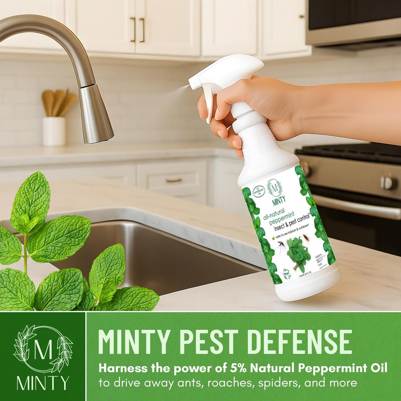 Minty Insect & Pest Control, Powerful & Natural 5% Peppermint