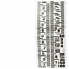 Kids' Height Growth Chart Sticker Height Chart Panel 4ea