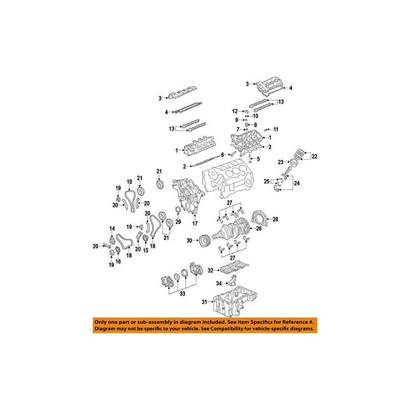 General Motors 12648786, Engine Crankshaft Main Bearing
