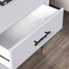 Jinyuanchao 3 Inch Hole Center Black Twig Cabinet Pulls, Alloy