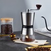 Manual Coffee Grinder 304 Stainless Steel Adjustable Thickness Hand Crank