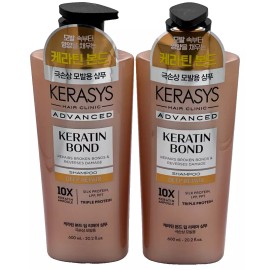 Kerasys Advanced Keratin Bond Deep Repair 20.2 fl oz/600 ml, 2 pack SHAMPOO