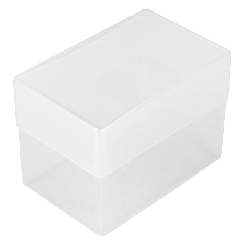 WestonBoxes Plastic Business Card Boxes - Holds 250 Business Cards