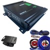 Audio360 AD2000.1 Monoblock Car Amplifier Bundle, 2000W Max Power, Includes