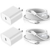 Kruidvat Fast iPhone Charger, iPhone Charger Fast Charging 2Pack Quick