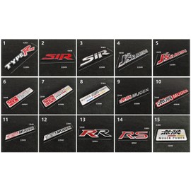 Honda Infinity Sticker Logo Motorcycle Gas Tank Sticker Emblem Badge Decoration Aluminum Racing Wing Decal 31 Designs to Choose Outside (12)