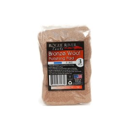 Rogue River Tools Bronze Wool Pads - Fine (3)