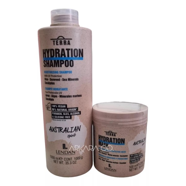Lendan Terra Hydration Shampoo 1lt + Mascarilla 500ml