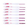 8pcs Crochet Hooks Curved Soft Handle Comfortable Portable Knitting Tool