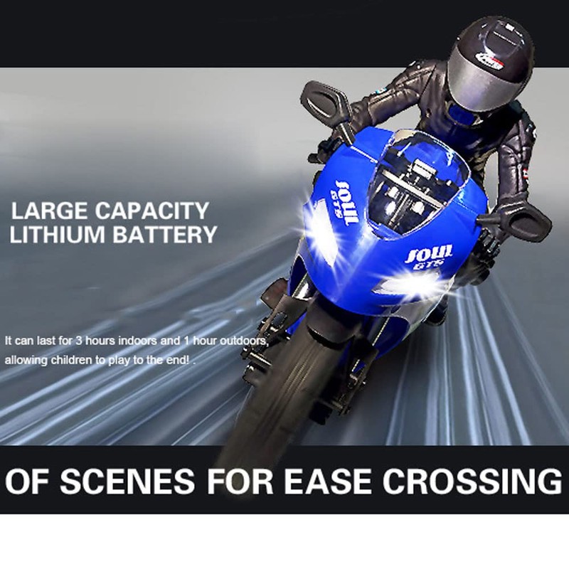 ZAVEIOP Remote Control Motorcycle, High Speed Self Balancing Single Wheel