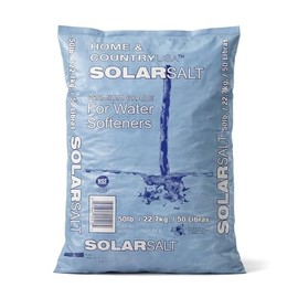 Home and Country All Natural Solar Salt for Water Softener (50 Pounds)