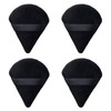 Yinluluna 4Pcs Triangle Powder Puffs, Washable & Reusable Setting Powder