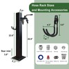 BFECGDXT Outdoor Vertical Garden Water Column, Square Freestanding Hose Stand