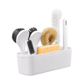 7 Pack Kitchen Cleaning Dish Brush Set with Storage Box for Pan Bottle