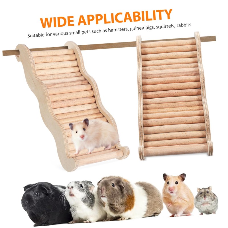 CORHAD Hamster Ladder Reptile Bridge Wave Climbing Toy for Hamsters