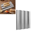 French Bread Pan Thickened Perforated Multi Slot Baguette Baking Pan