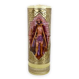 St Lazarus Cirio Paschal Candle Easter Lent Holy Cirio Pascual San Lazaro 6" x 2" Vela
