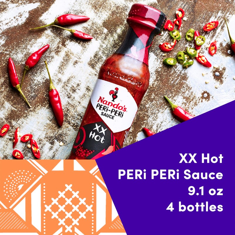 Nandos PERi PERi Extra Hot Sauce - Spicy Sauces, Seasoning