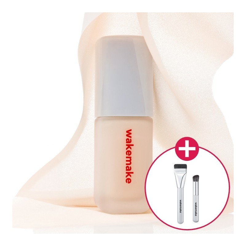 WAKEMAKE Seamless Wear Foundation 30ml - [SET] 23 Beige (+Spatula