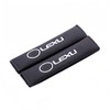 Poecar Seat Belt Pad Shoulder Cover Soft Material Embroidered Carbon