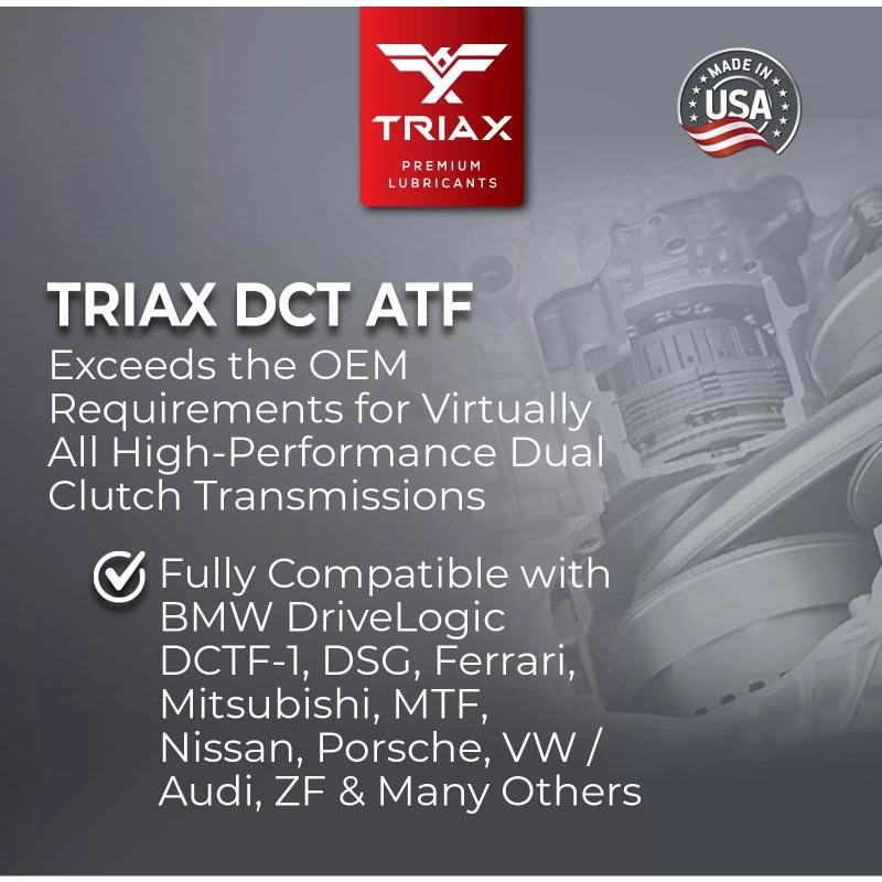 TRIAX DCT ATF Dual Clutch Full Synthetic, Lifetime Fill (1