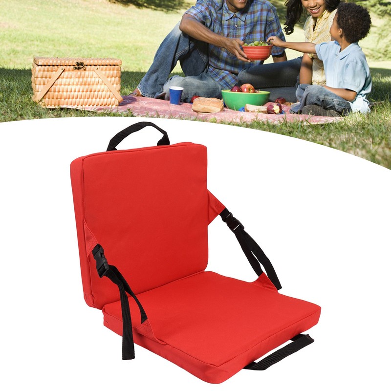 Outdoor Chair Cushion Portable Comfortable Oxford Cloth Foldable Stadium Seat