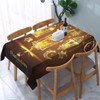 MAICICO Ramadan Kareem Tablecloth Washable Table Cloth for Rectangle Tables