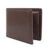 Leathertone 4LT0001 Tochigi Leather Bifold Wallet with Gusset, Coin Purse,