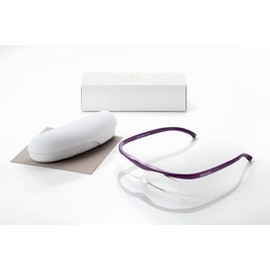 Hazuki Magnifier Magnification Magnifier with Limited Magnification Replacement Warranty, Cool, 1.32x, Clear Lens, Black Gray, Magnifier, Magnifier, Magnifier, Glasses-type, Glasses-type, Glasses