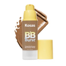 Kosas Kosas BB Burst Tinted Face Gel Cream - Supports Healthy Collagen, Smoothes Skin, Hydrates & Moisturizes - Lightweight Buildable Coverage - Medium Deep Warm Olive 35, (1 Oz/30 ML)