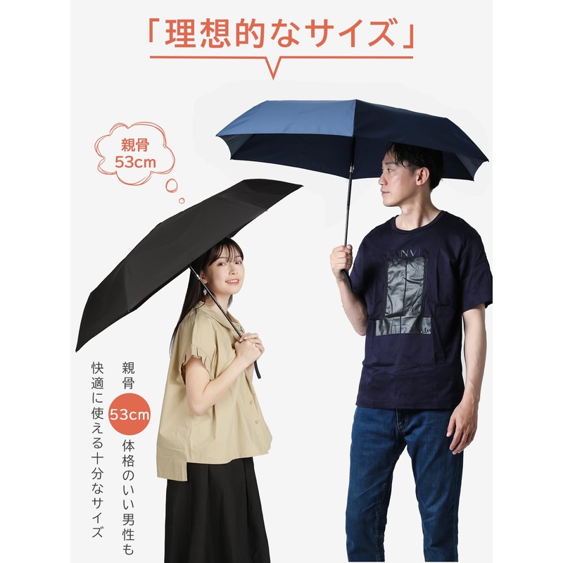 Kizawa Folding Umbrella, Ultra Lightweight Carbon Umbrella, 6.7 oz (195