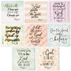 8 Pack Inspirational Christian Refrigerator Magnet Set with Bible Verses