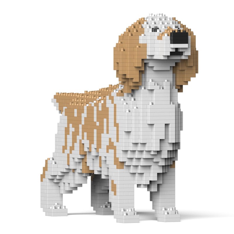 JEKCA English Setter 01S-M01 | Dog Plastic Building Blocks |