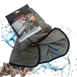 Toalla Secado de Microfibra Grande 90 X 60 cm Extra Suave No Raya el Auto o Moto para Lavado o Secado Automotriz