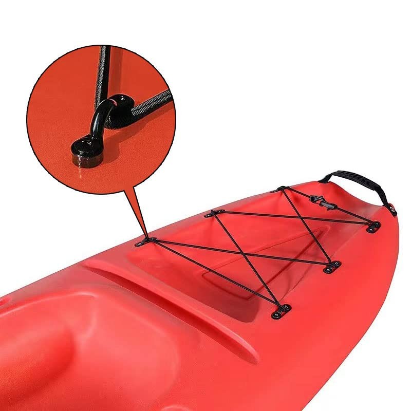 Coret 10pcs Deck Rope C Buckle Kayak Handle Buckle Pad