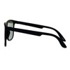 Classic Square Frame Sunglasses Unisex Fashion Matte Black Green Mirror