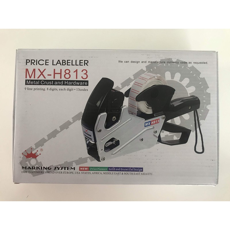 Etiquetadora Industrial Metalica 1 Linea 8 Digitos 13 Códigos