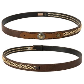 Gamboa Hat Bands for Cowboy and Cowgirl Western Accesories for Men and Women Leather Style Hat Belt Band