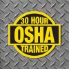 Wilson Graphics Inc. 30 Hour OSHA Trained Hard Hat Decal / Helmet High Quality 6 mil Vinyl Decal