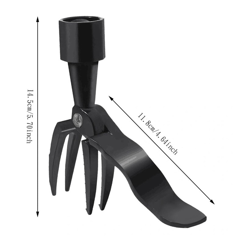 Stand Up Weed Puller Tool, 4 Claw Stand Up Weeder