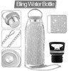WINCHERRIA Bling Water Bottle Rhinestone,Diamond Water Bottle,Glitter Rhinestones Stainless Steel