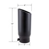 LCGP 5" Inlet Exhaust Tip, 6" Outlet 15" Long Bolt