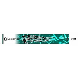 White Water Archery Non-Laminated Teal Elk Hunter Lightning Tribal Flames Arrow Wraps 15pc Pack Choose Length Width (8, 1.4)