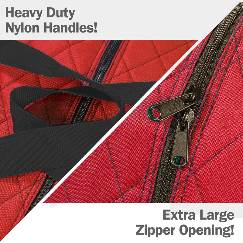 Simple Living Solution's Premium 9ft Quilted Rolling Christmas Tree Storage