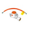 Rabenburg GOK Gas Regulator Caravan Vehicle Controller 50 mbar 1.5 kg/h with Hose 8 mm