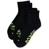 Bonds Men's X-Temp Quarter Crew Socks - 2 Pack, Black