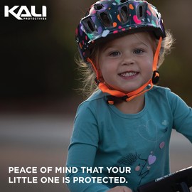 Kali Protective Chakra Child Lighted All Round Kids Enduro, Trial and Mountian Bike Cycling Helmet with Lifetime Crash Replacement - Confetti Gloss Yellow S