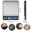 Diyife Balanza de Cocina 500g/0.01g, Escala de Alta Precisión/Báscula Digital/Báscula